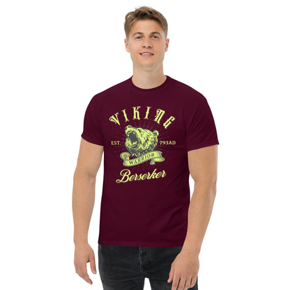 Scar Design T shirt Viking Berserker Warrior T-shirt
