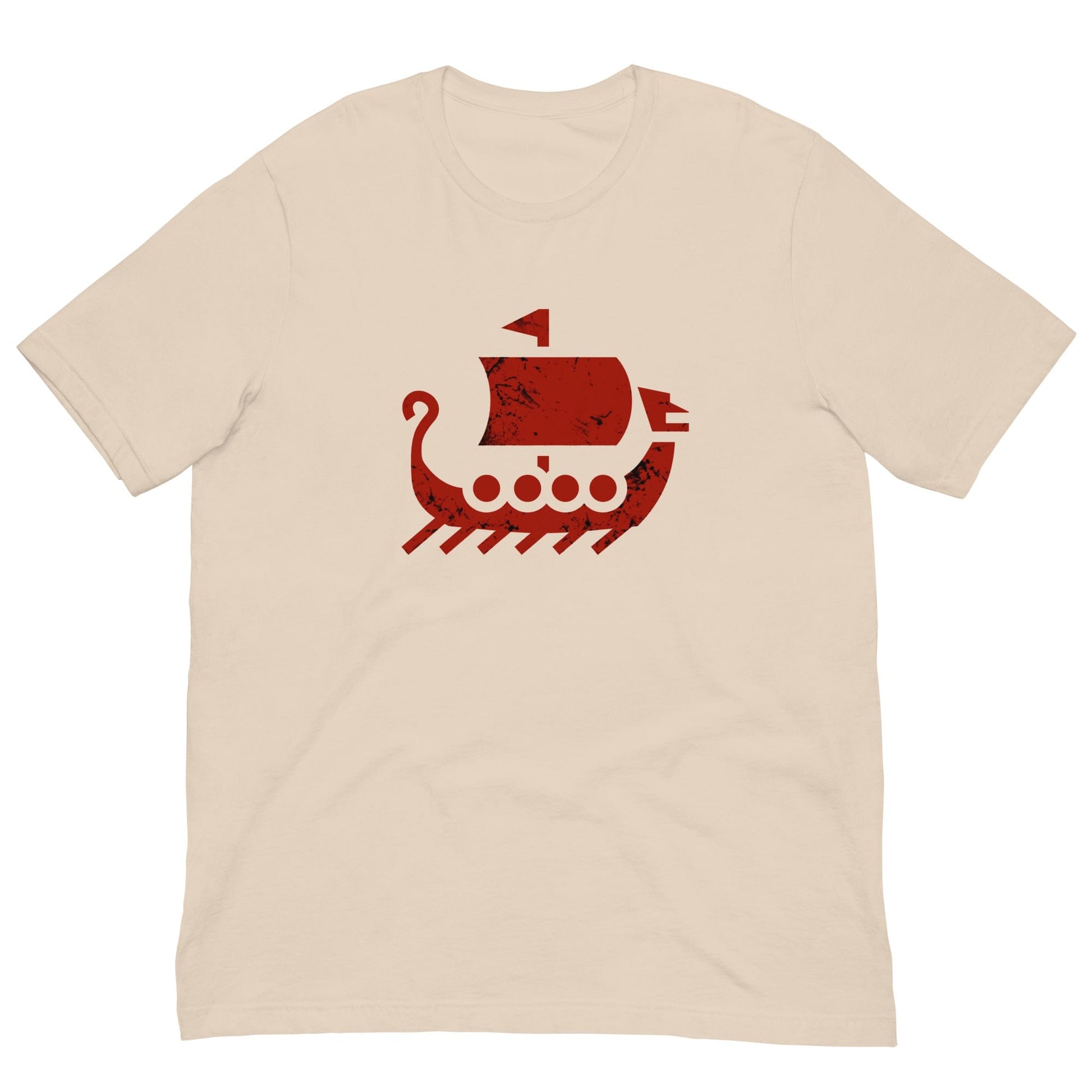 Viking Drakkar Ship T-shirt Soft Cream / XS