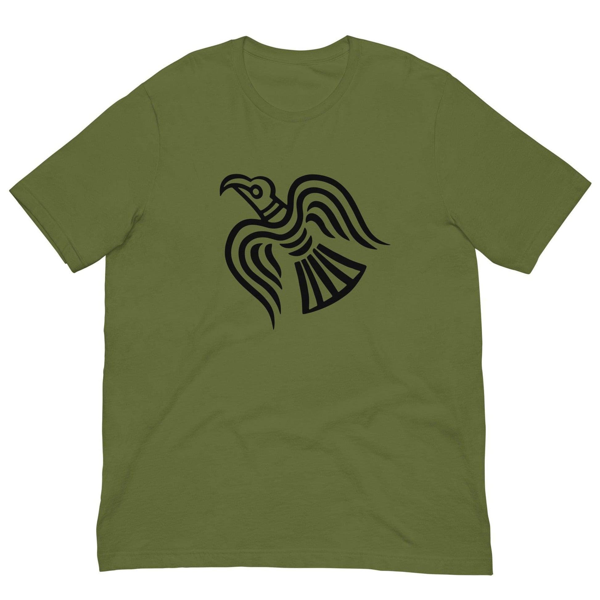 Viking Raven T-shirt Olive / S