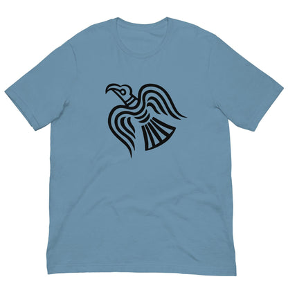 Viking Raven T-shirt Steel Blue / S