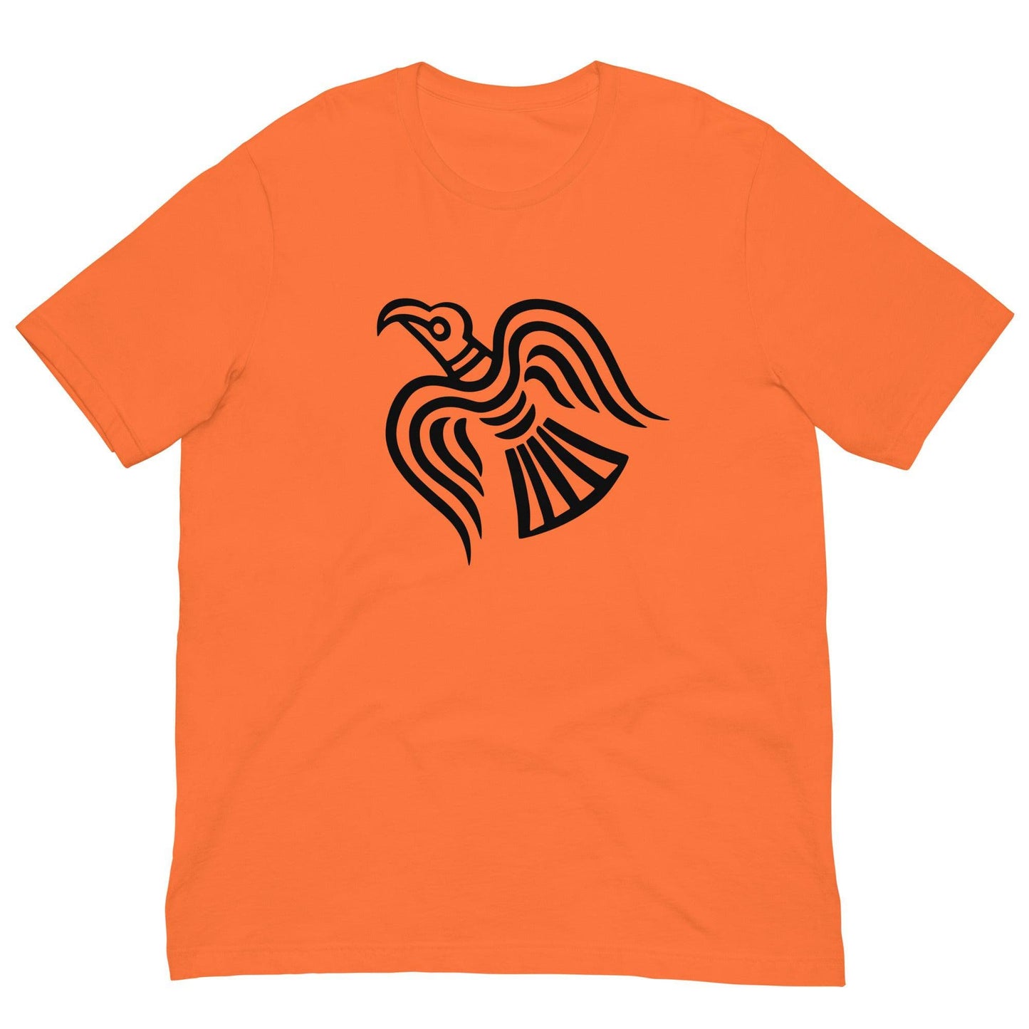 Viking Raven T-shirt Orange / XS