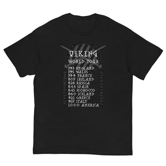 Viking World Tour T-shirt Black / S
