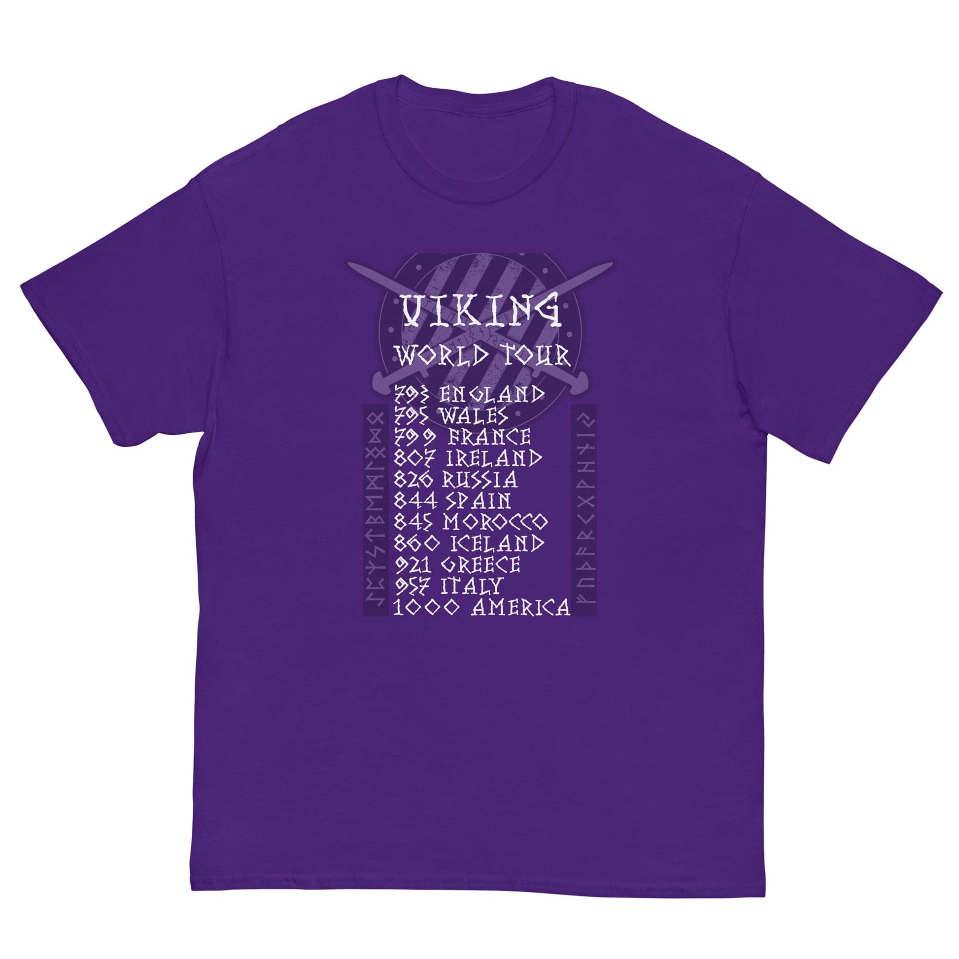Viking World Tour T-shirt Purple / S