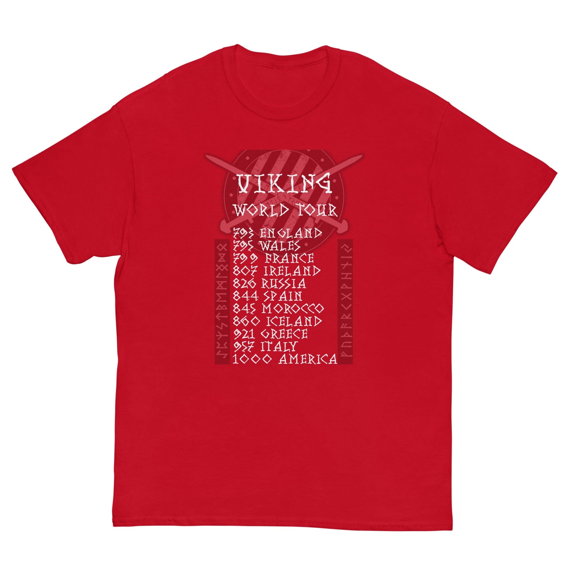 Viking World Tour T-shirt Red / S