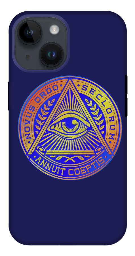 Vintage Illuminati Symbol Novus Ordo Seal - Phone Case