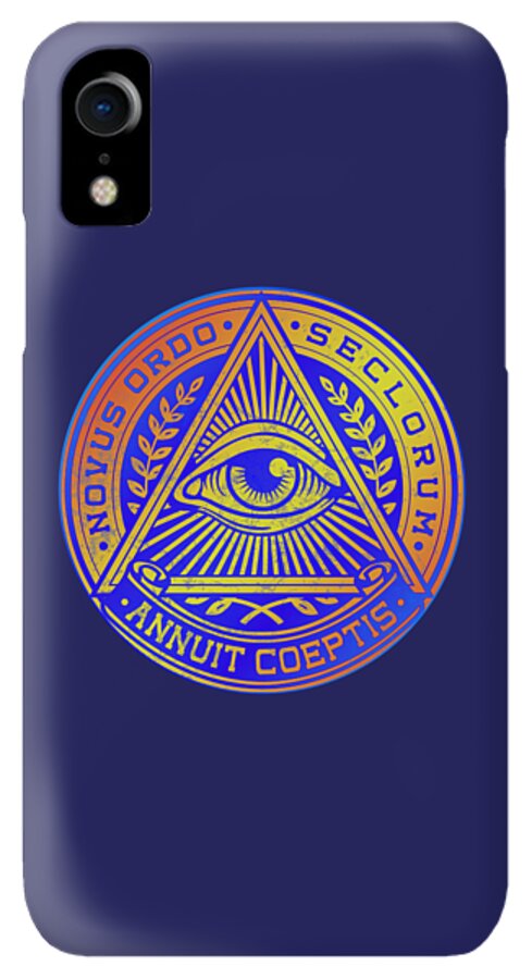 Vintage Illuminati Symbol Novus Ordo Seal - Phone Case