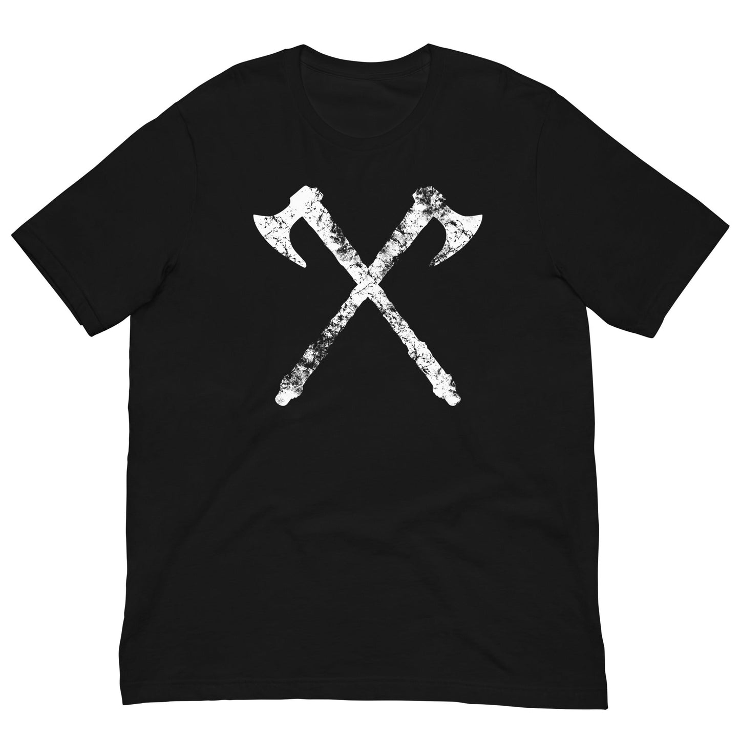 Scar Design Black / XS Vintage Viking Axes T-shirt
