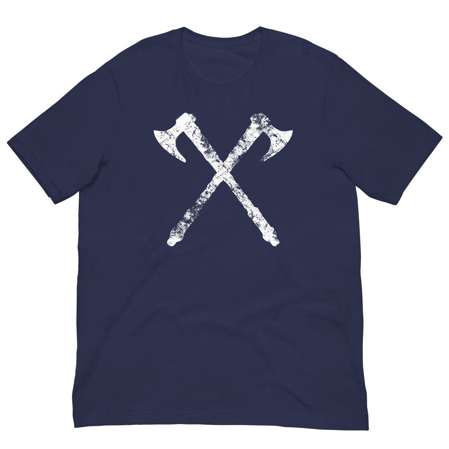 Scar Design Navy / XS Vintage Viking Axes T-shirt