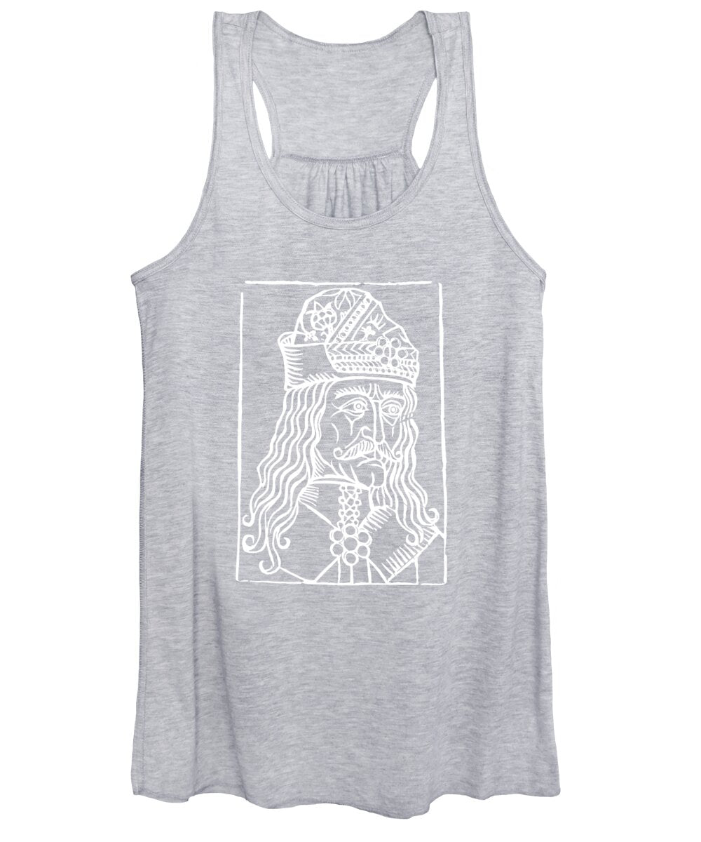 Vlad Tepes Dracula Woodcut - Women's Tank Top
