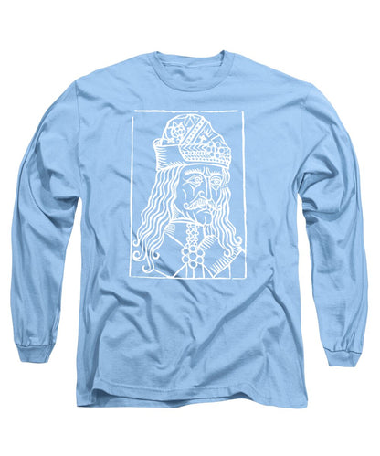 Vlad Tepes Dracula Woodcut - Long Sleeve T-Shirt