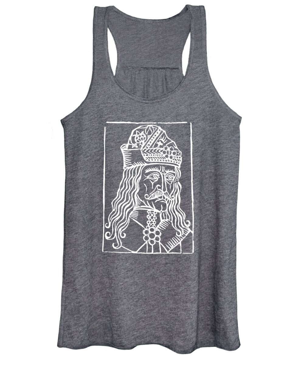 Vlad Tepes Dracula Woodcut - Women's Tank Top