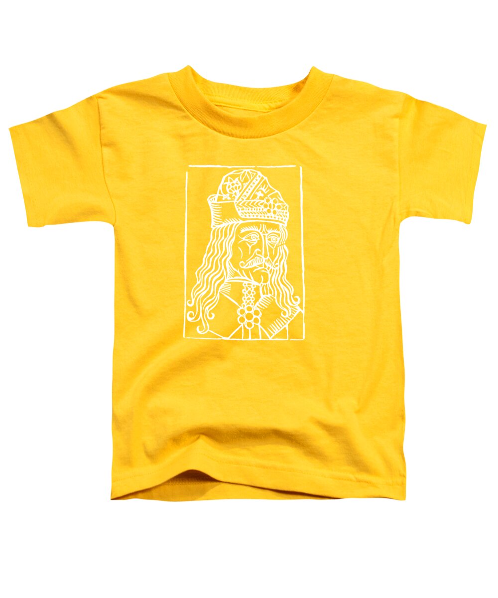 Vlad Tepes Dracula Woodcut - Toddler T-Shirt