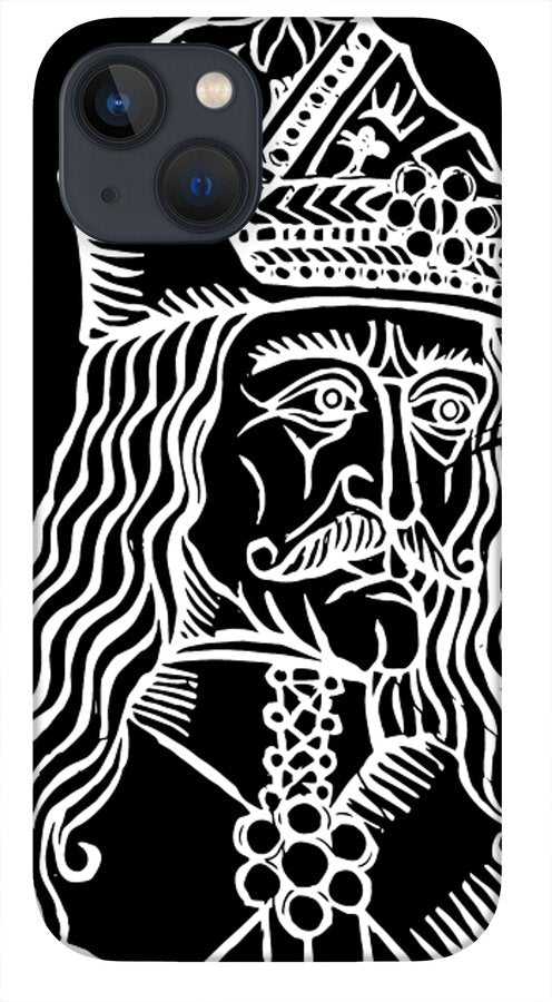 Vlad Tepes Dracula Woodcut - Phone Case