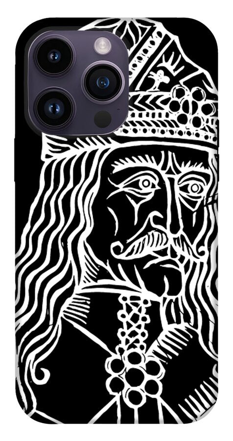 Vlad Tepes Dracula Woodcut - Phone Case