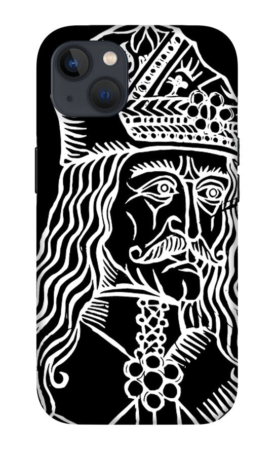Vlad Tepes Dracula Woodcut - Phone Case