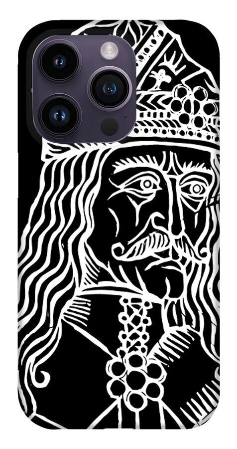 Vlad Tepes Dracula Woodcut - Phone Case