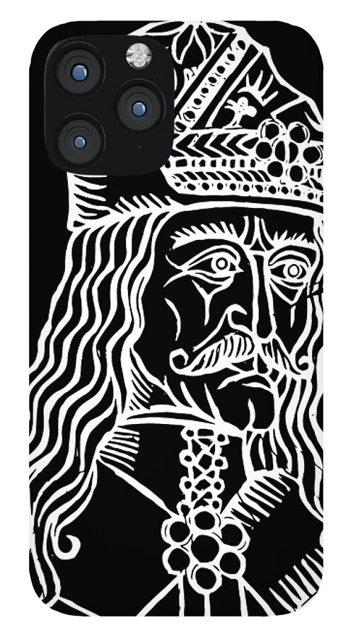 Vlad Tepes Dracula Woodcut - Phone Case