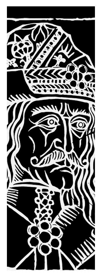Vlad Tepes Dracula Woodcut - Yoga Mat