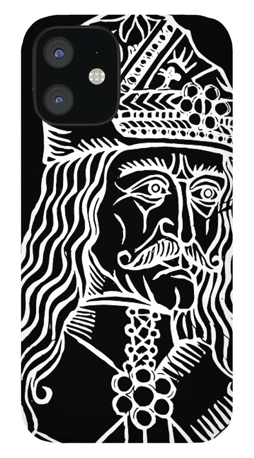 Vlad Tepes Dracula Woodcut - Phone Case
