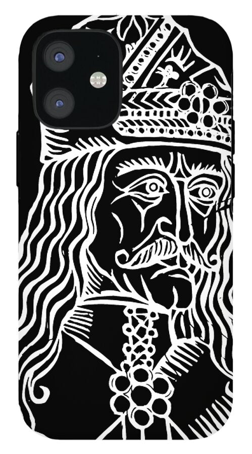 Vlad Tepes Dracula Woodcut - Phone Case