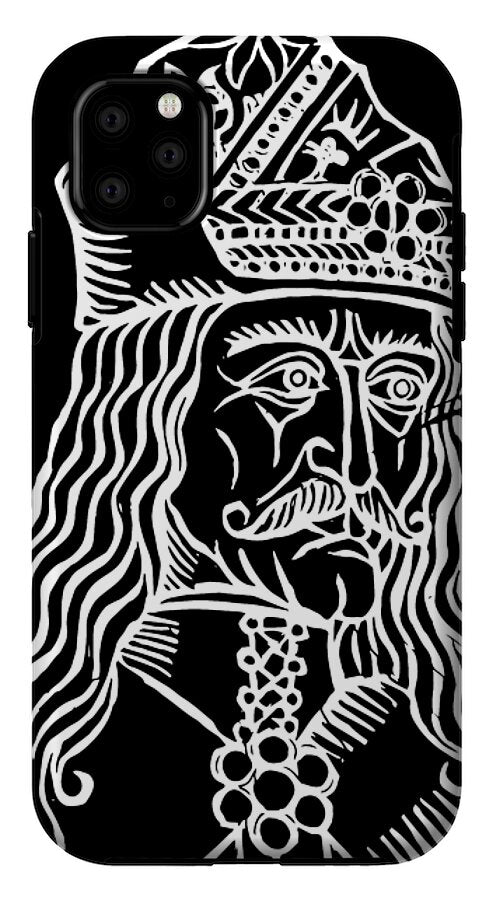Vlad Tepes Dracula Woodcut - Phone Case