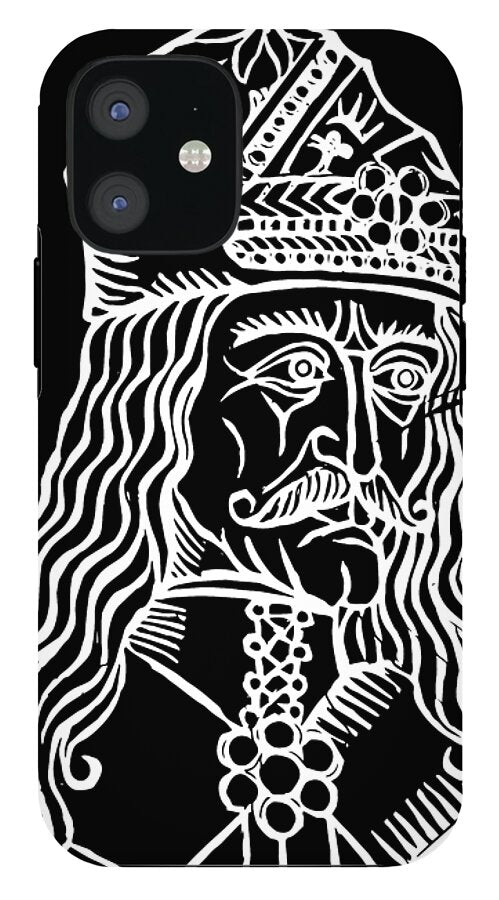 Vlad Tepes Dracula Woodcut - Phone Case