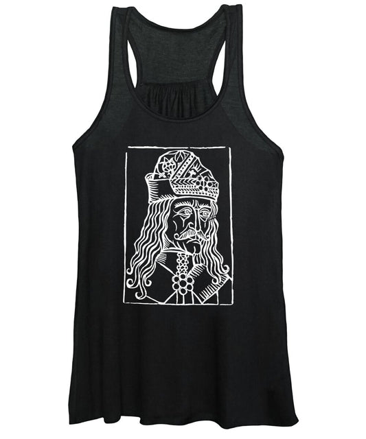 Vlad Tepes Dracula Woodcut - Women's Tank Top