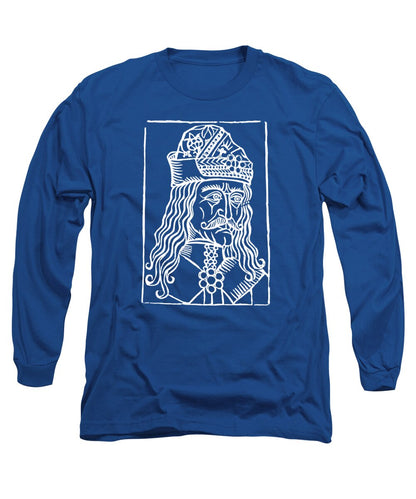 Vlad Tepes Dracula Woodcut - Long Sleeve T-Shirt