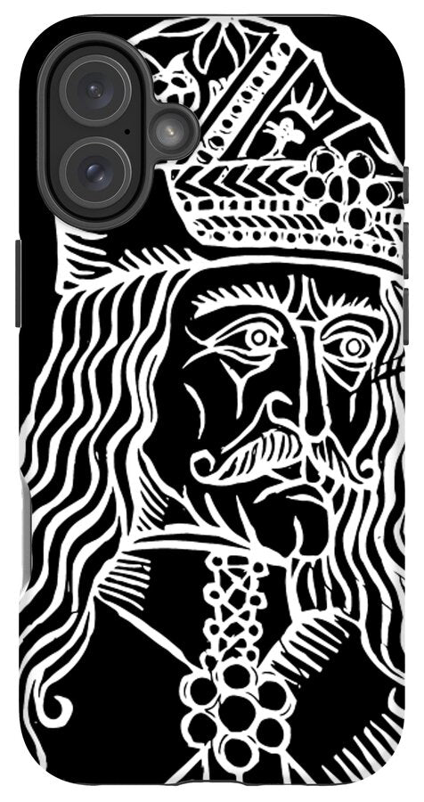 Vlad Tepes Dracula Woodcut - Phone Case