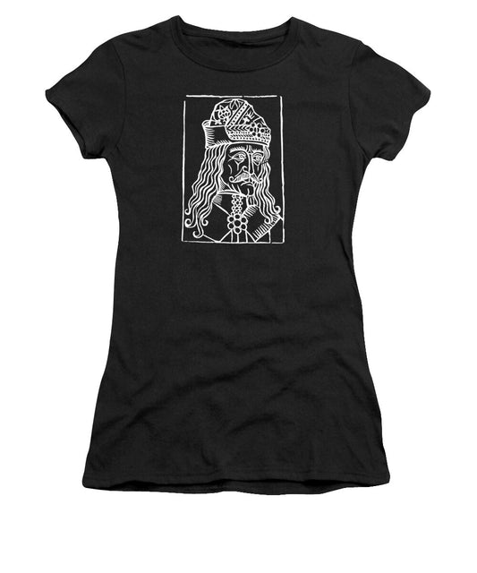 Vlad Tepes Dracula Woodcut - Women's T-Shirt