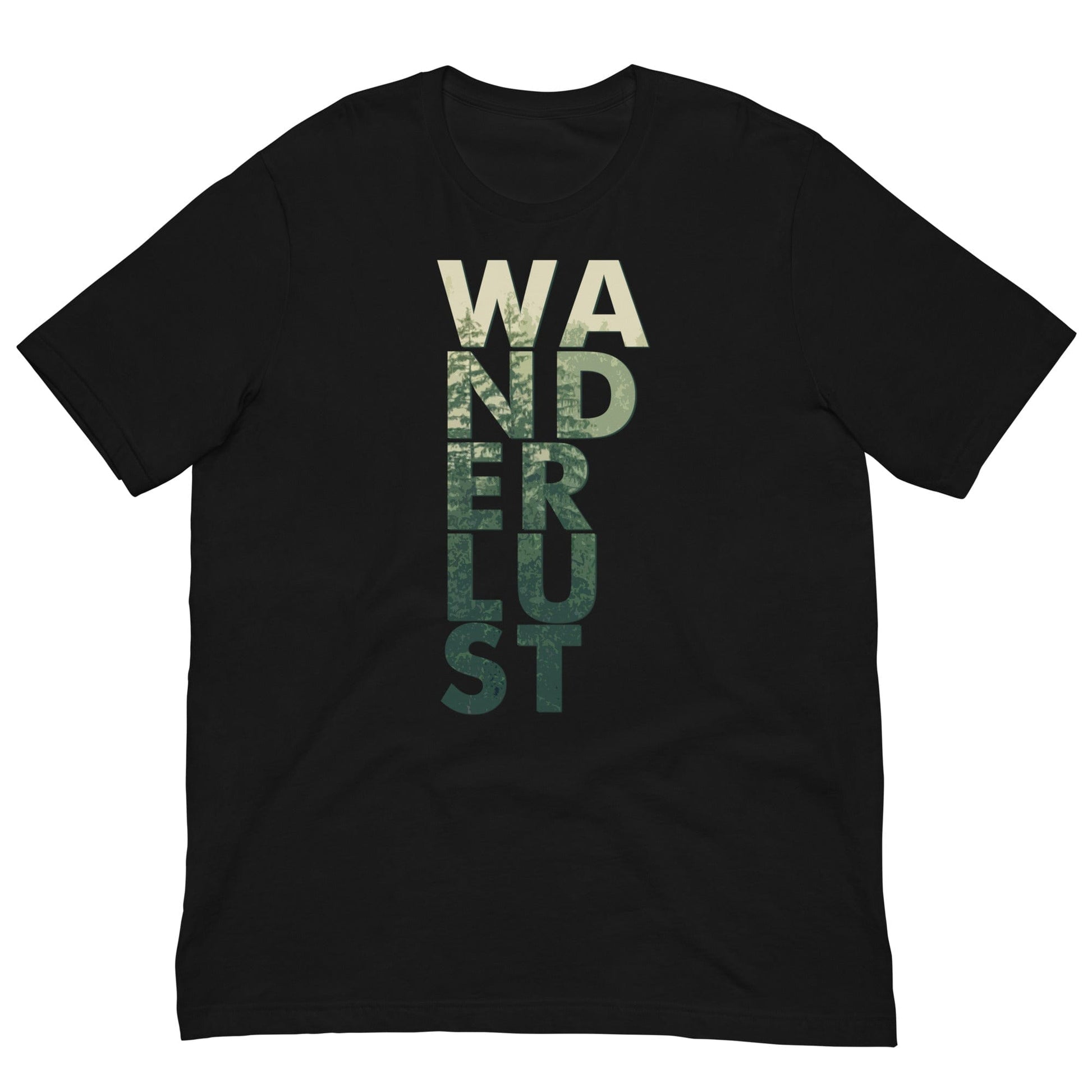 Wanderlust T-shirt Black / XS