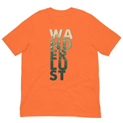 Wanderlust T-shirt Orange / XS