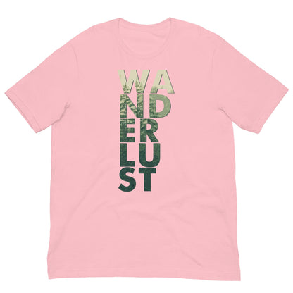 Wanderlust T-shirt Pink / S