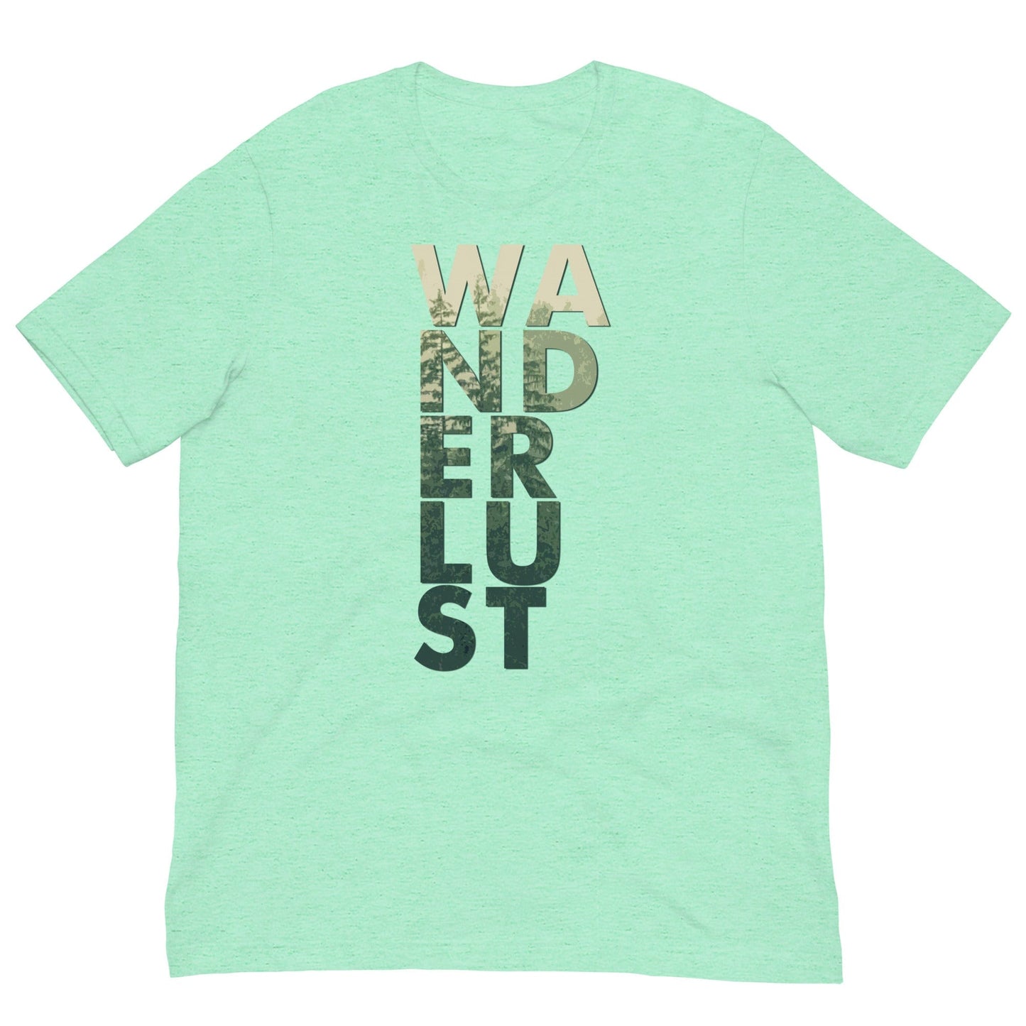 Wanderlust T-shirt Heather Mint / S