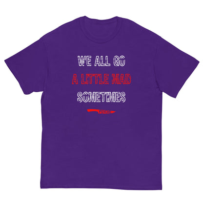We All Go a Little Mad Psycho T-shirt Purple / S