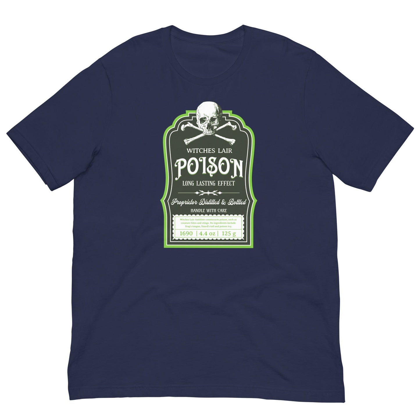 Witches Lair Poison T-shirt Navy / XS