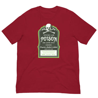 Witches Lair Poison T-shirt Cardinal / XS