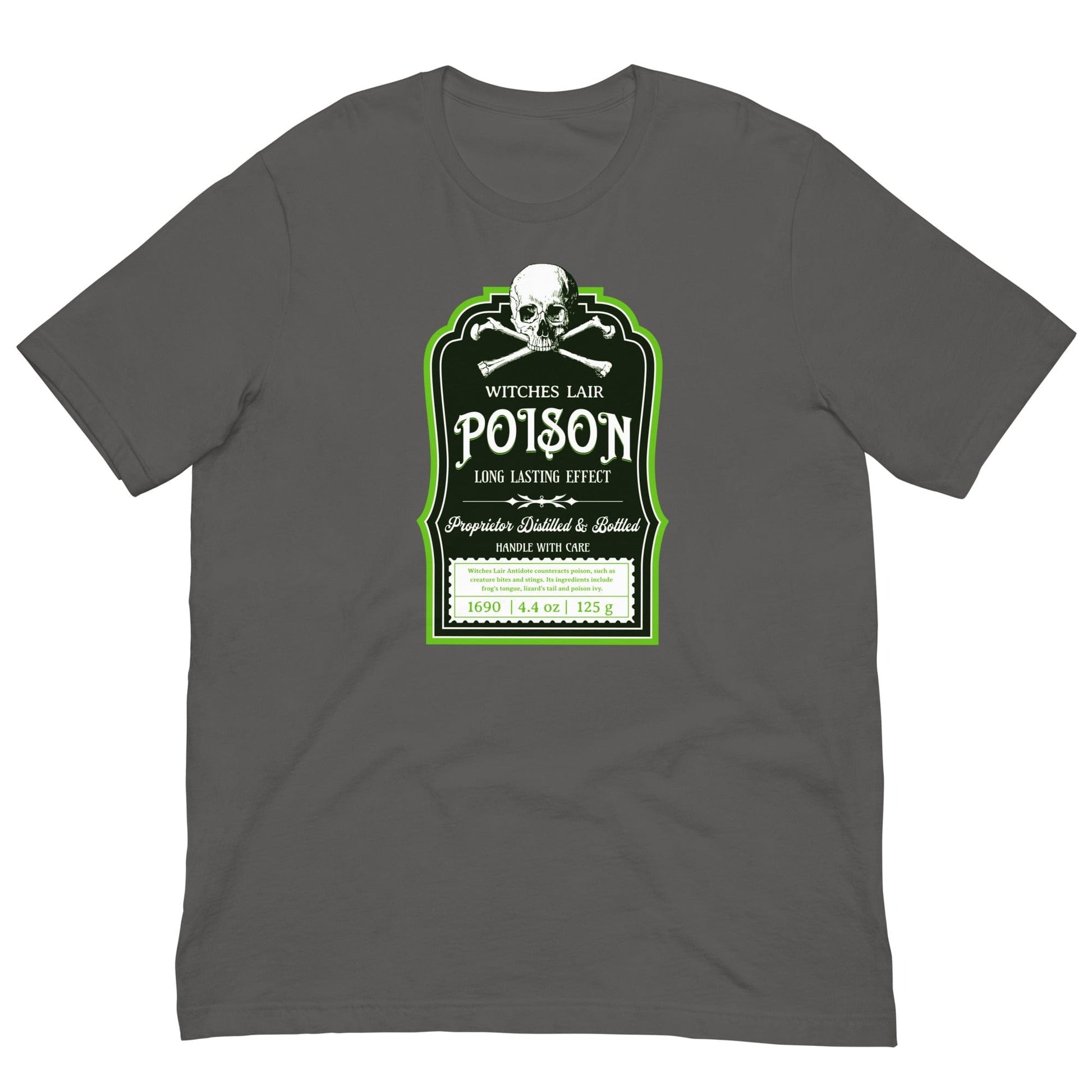 Witches Lair Poison T-shirt Asphalt / S