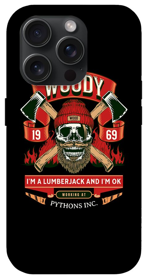 Woody the Lumberjack - Phone Case