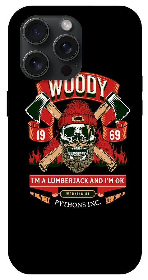 Woody the Lumberjack - Phone Case