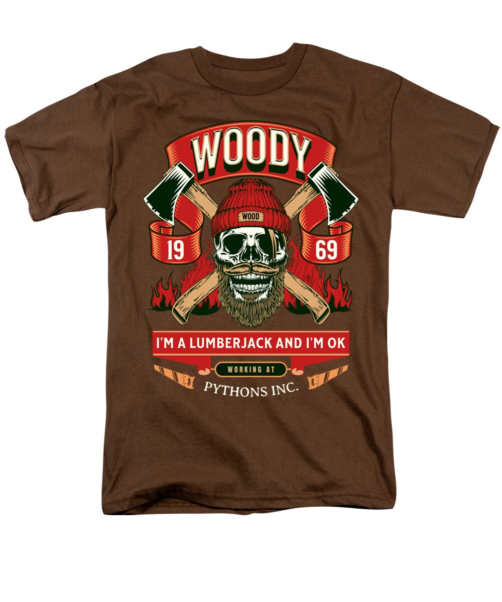 Woody the Lumberjack - Men's T-Shirt  (Regular Fit)