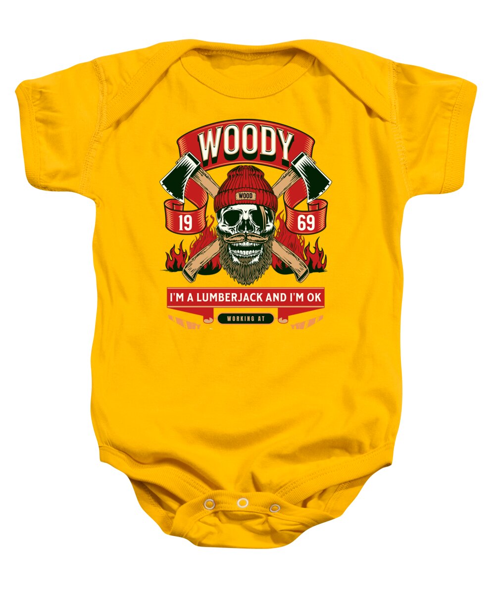 Woody the Lumberjack - Baby Onesie