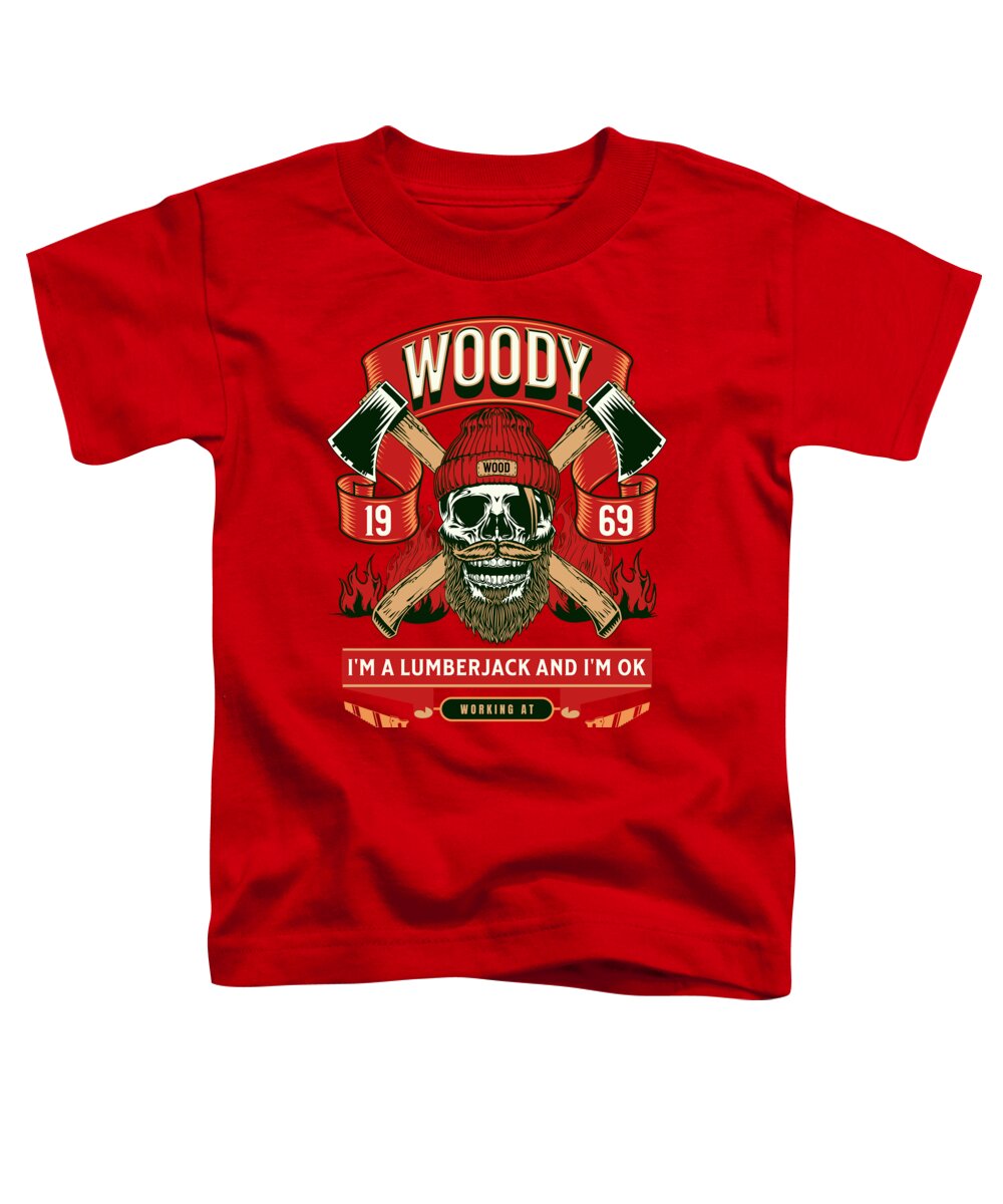 Woody the Lumberjack - Toddler T-Shirt