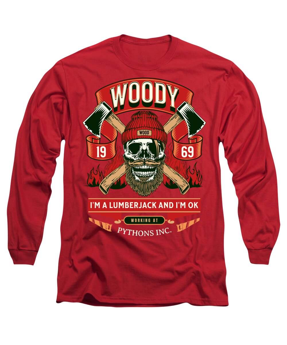 Woody the Lumberjack - Long Sleeve T-Shirt