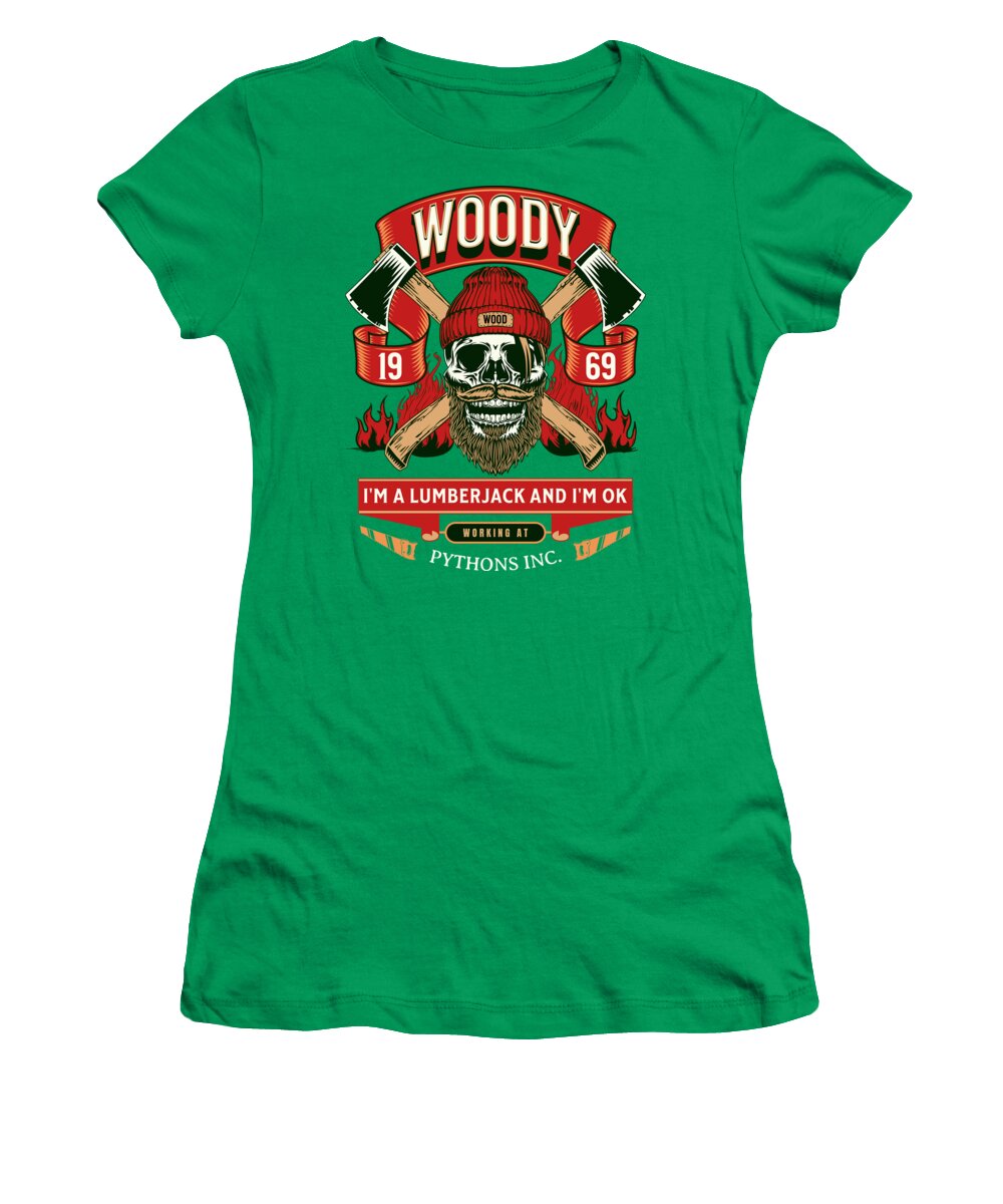 Woody the Lumberjack - Women's T-Shirt