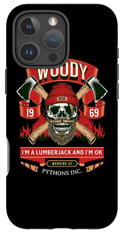 Woody the Lumberjack - Phone Case