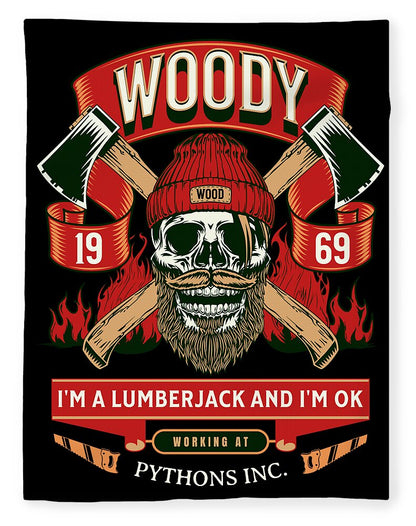 Woody the Lumberjack - Blanket