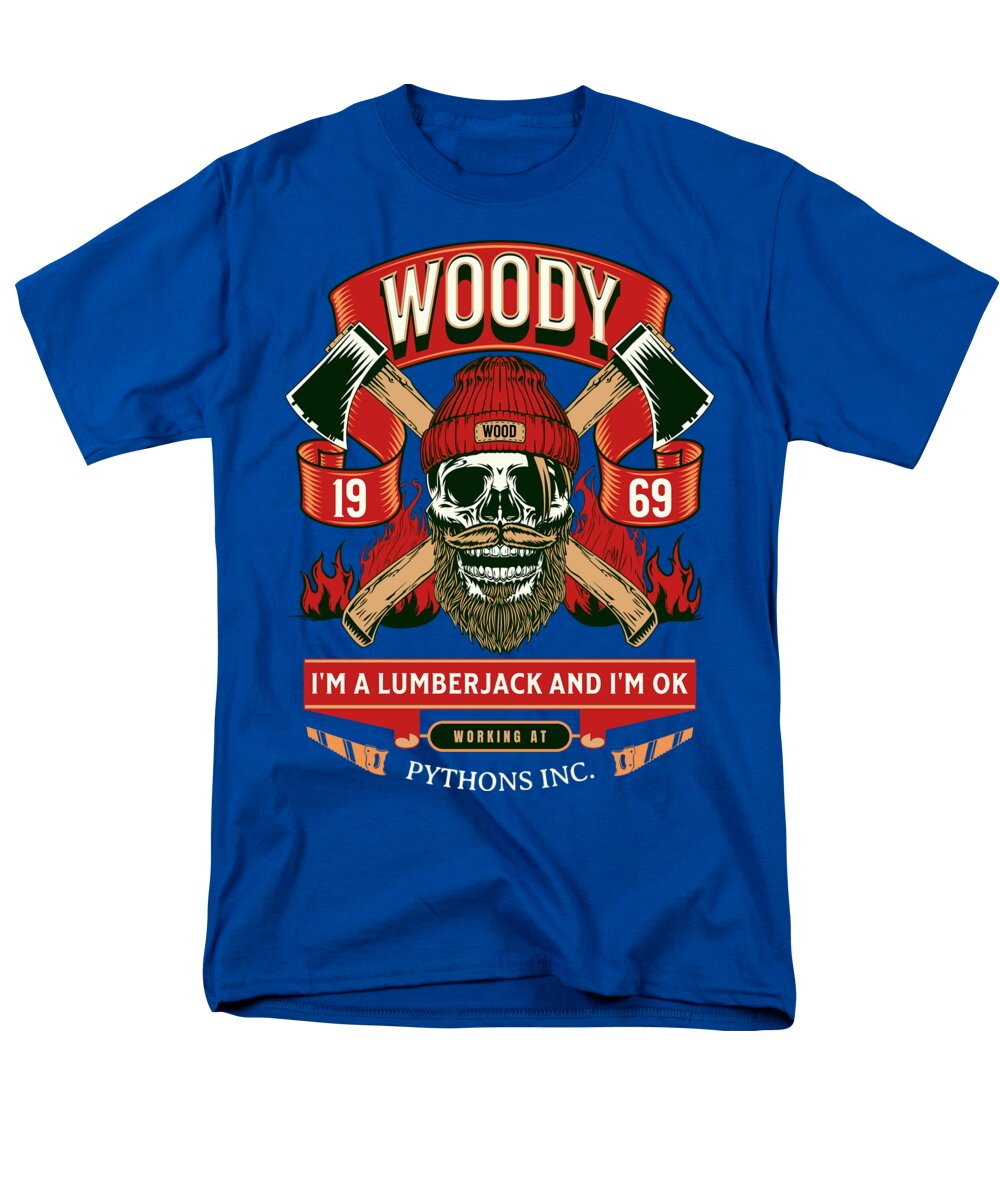 Woody the Lumberjack - Men's T-Shirt  (Regular Fit)