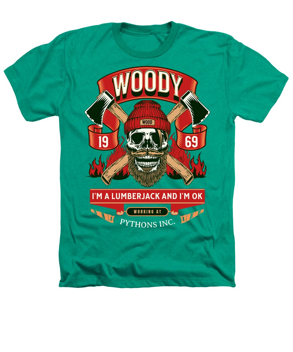 Woody the Lumberjack - Heathers T-Shirt