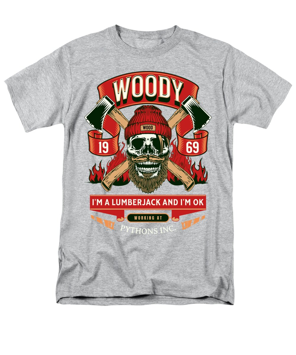 Woody the Lumberjack - Men's T-Shirt  (Regular Fit)